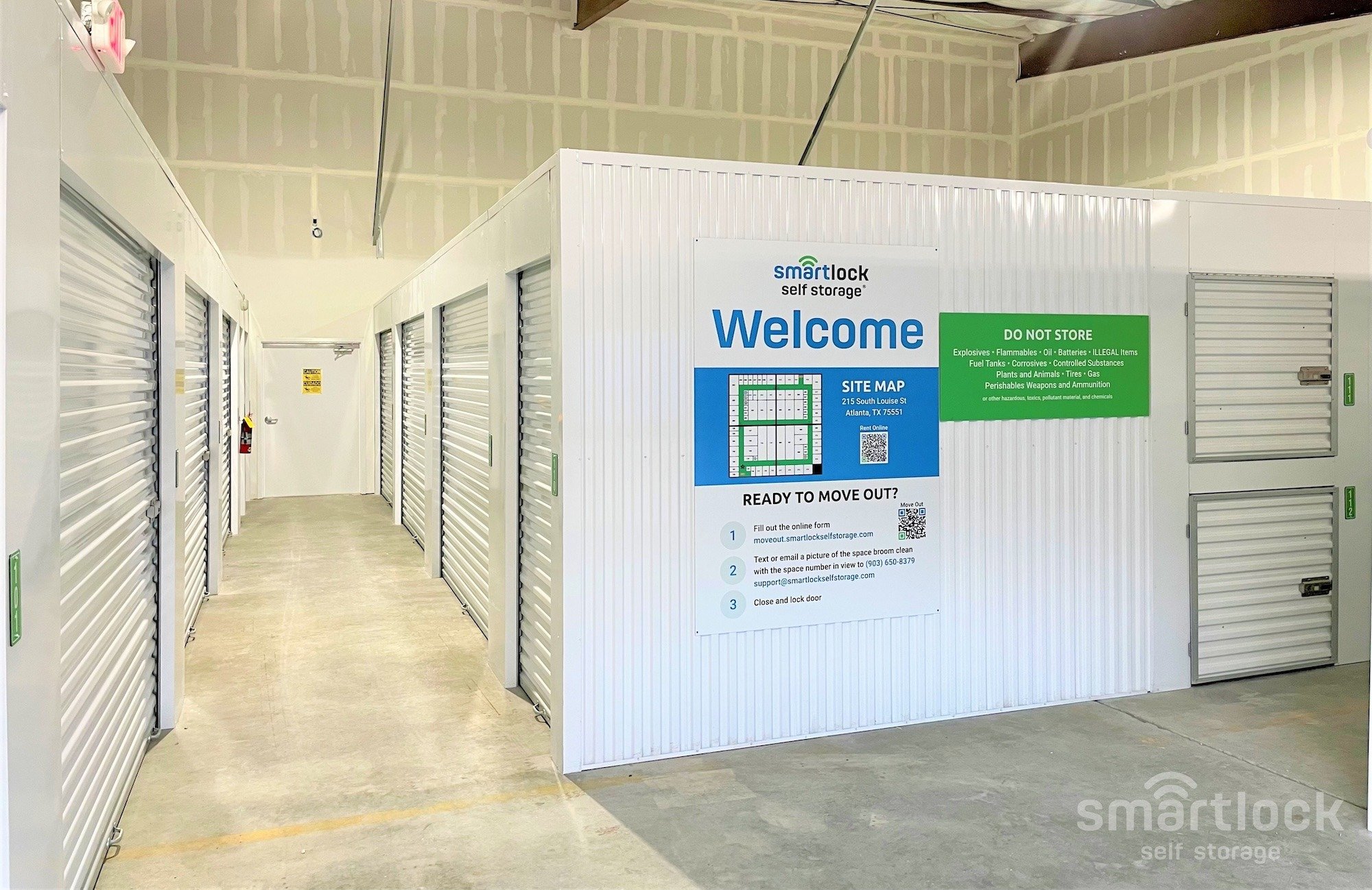 Automated Self-Storage Facility Signage